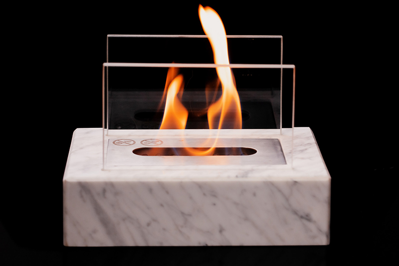 Enhance Your Living Space with a Stunning White Marble Fireplace